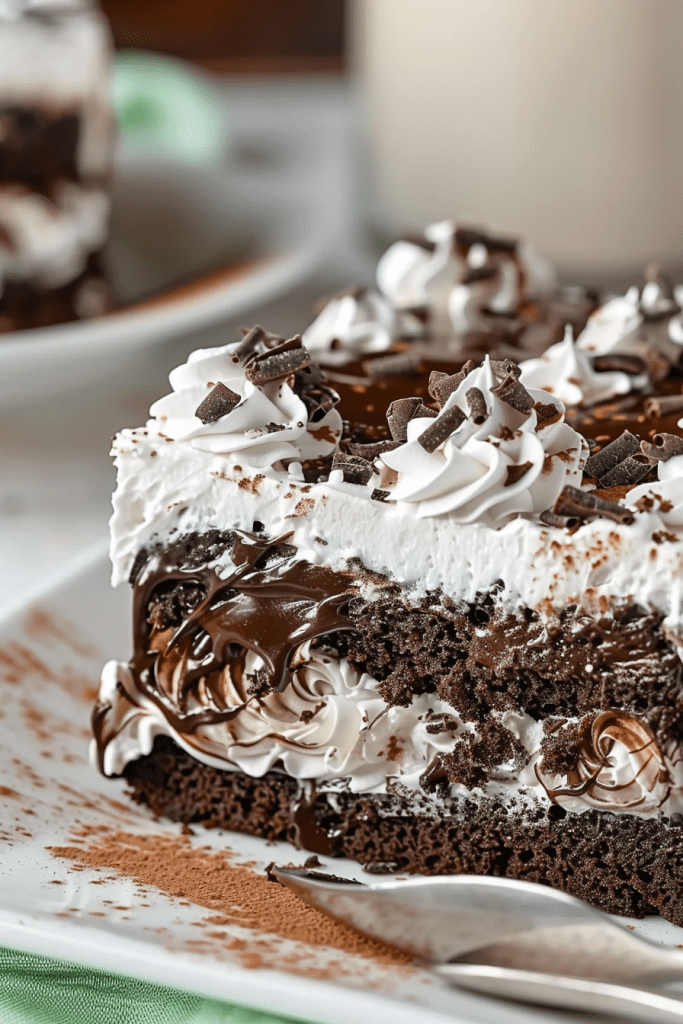 Hot Chocolate Poke Cake