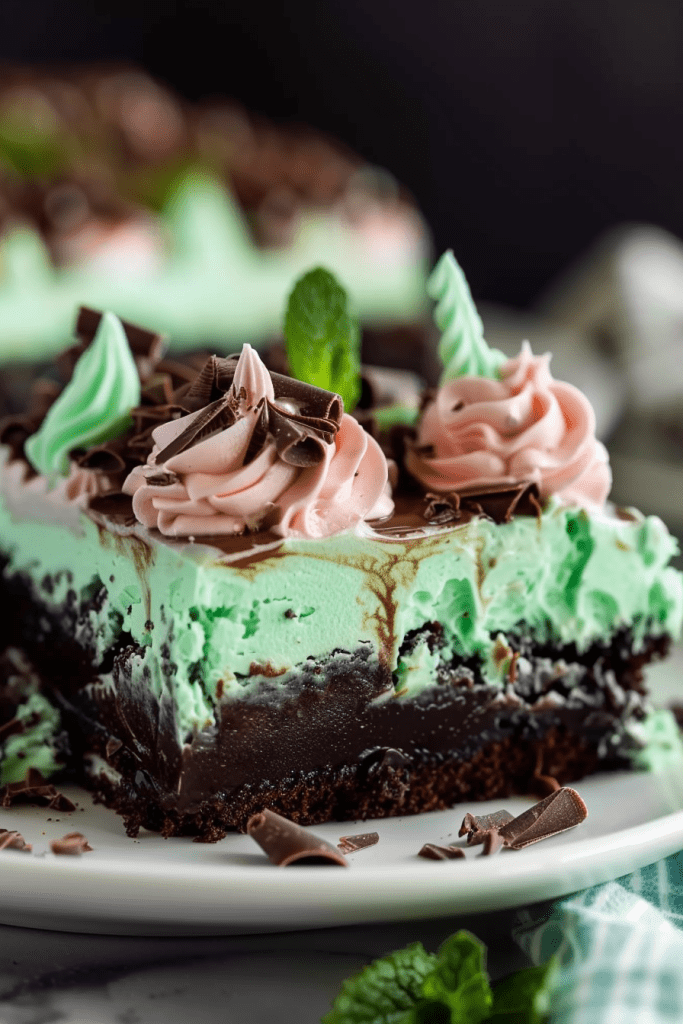 How to Make Chocolate Mint Poke Cake