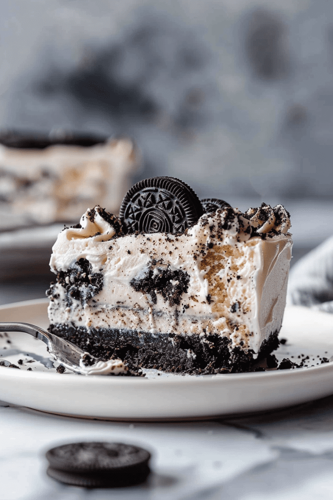 How to Serve Oreo Ice Cream Cake