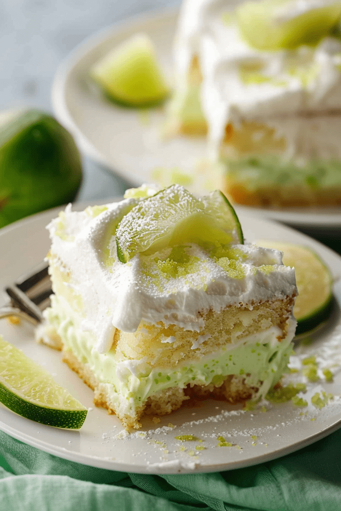 Key Lime Poke Cake