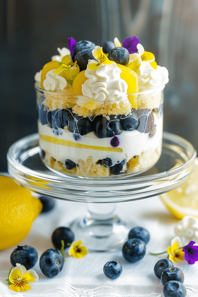 Lemon Blueberry Trifle