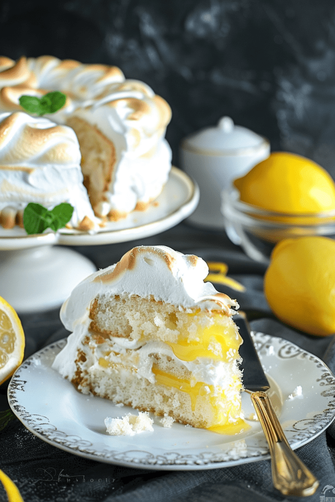 Lemon Meringue Angel Cake