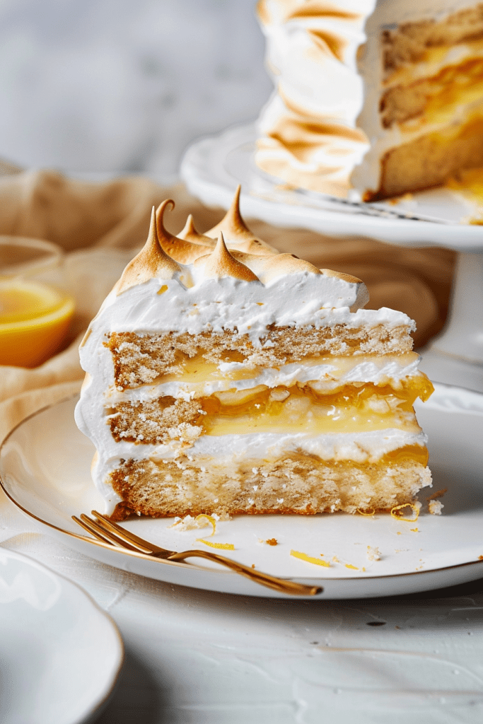 Lemon Meringue Cake