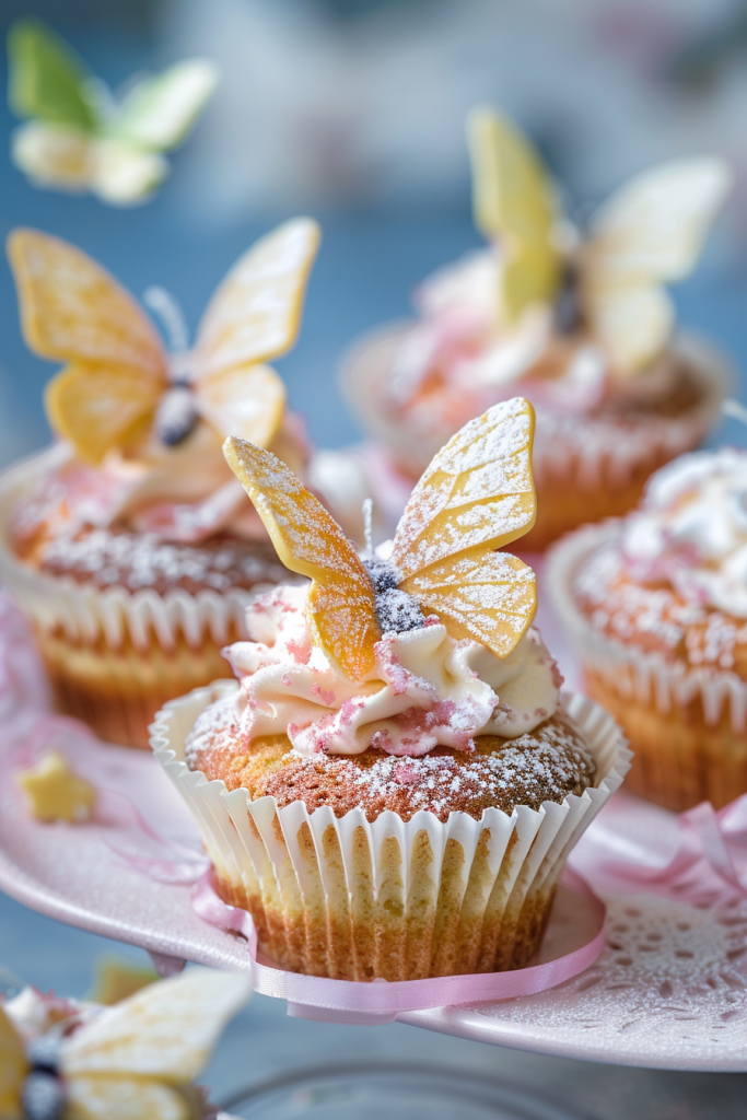 Making British Butterfly Cakes