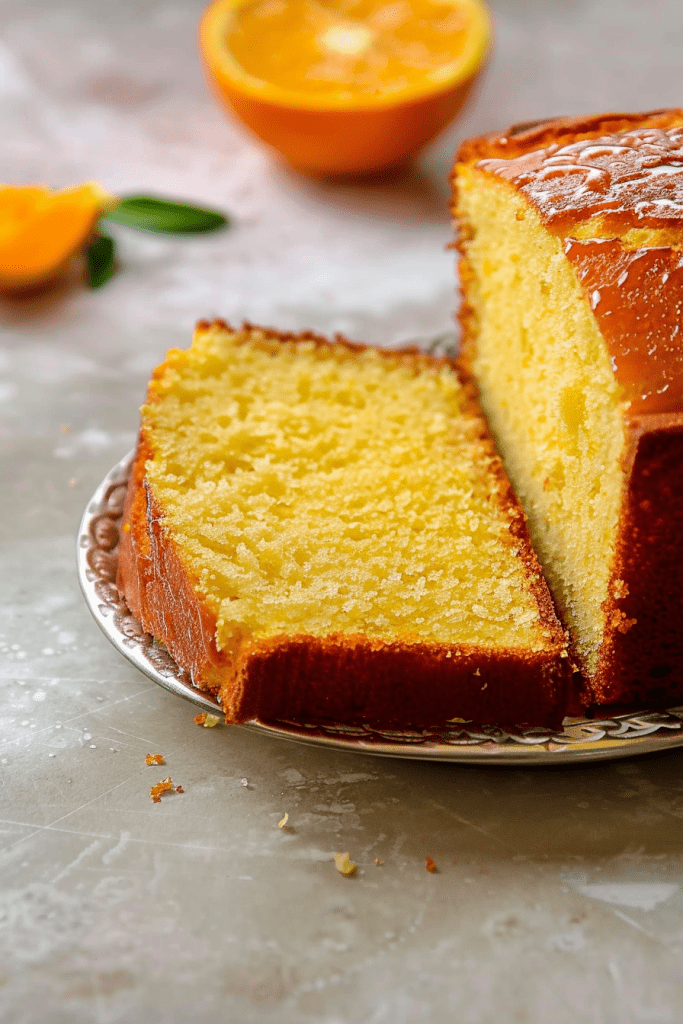 Making Orange Pound Cake