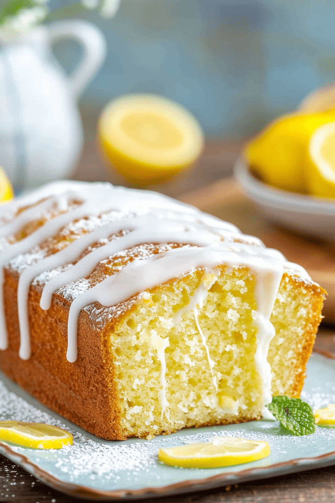 Making the Lemon Drizzle