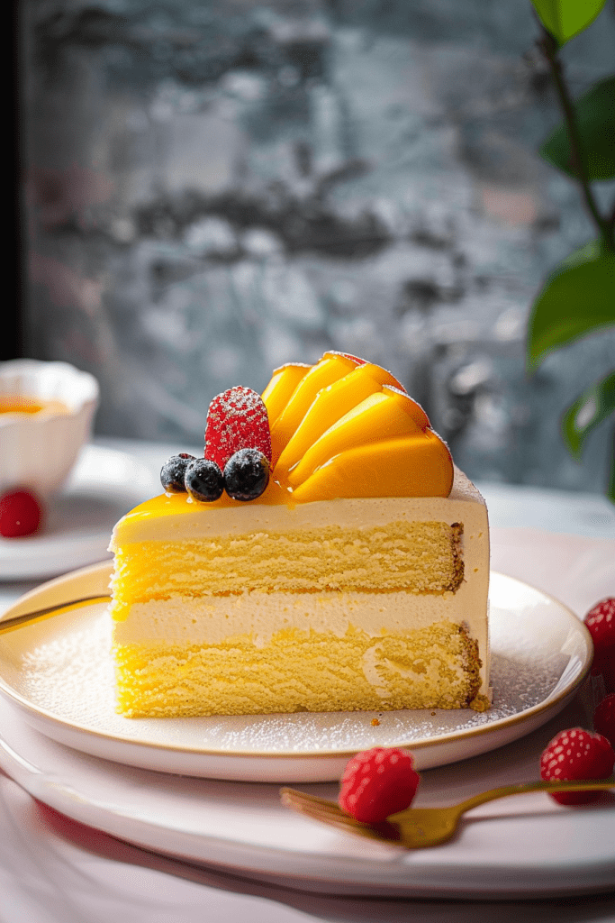 Mango Mousse Cake