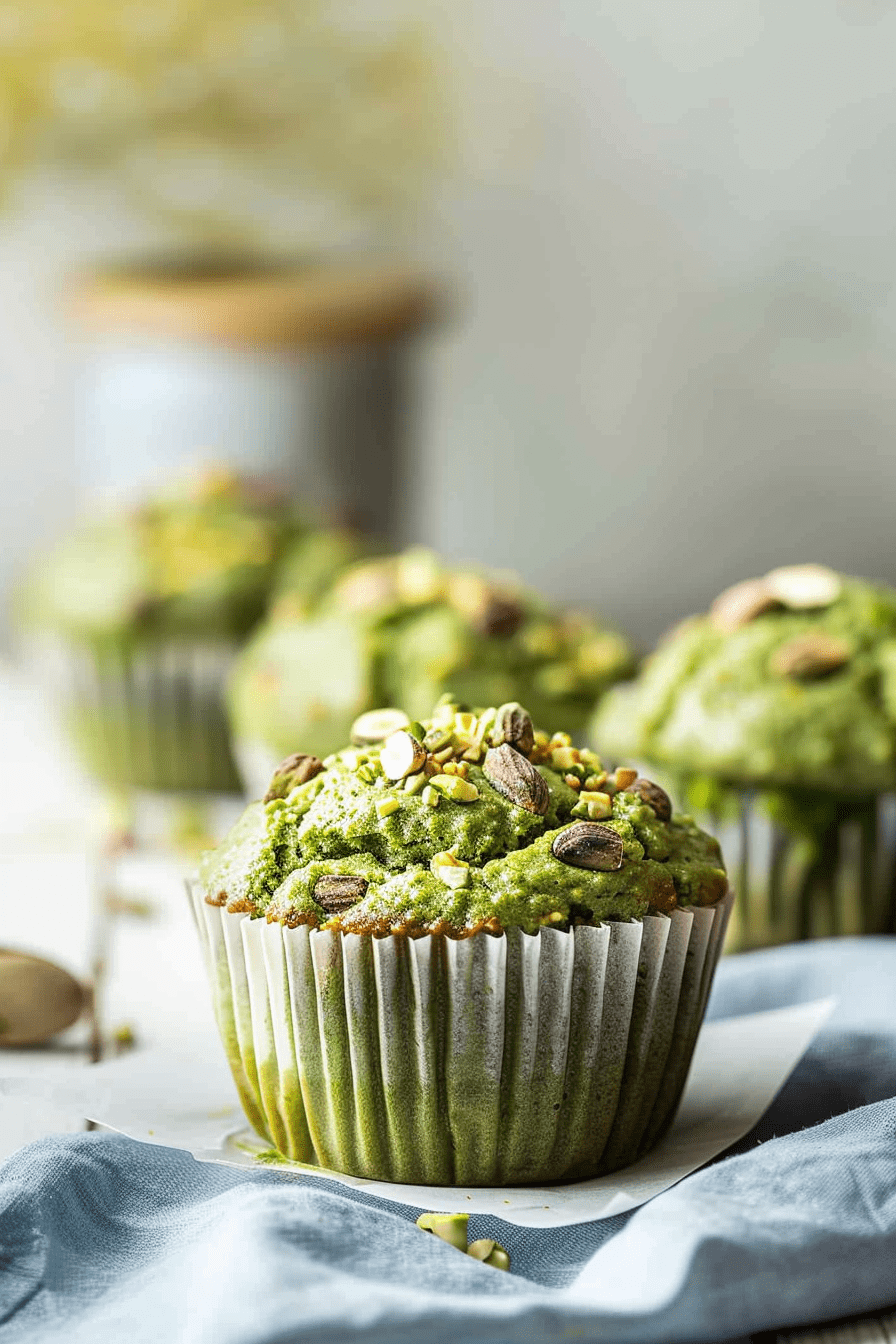 Matcha Pistachio Muffins Recipes