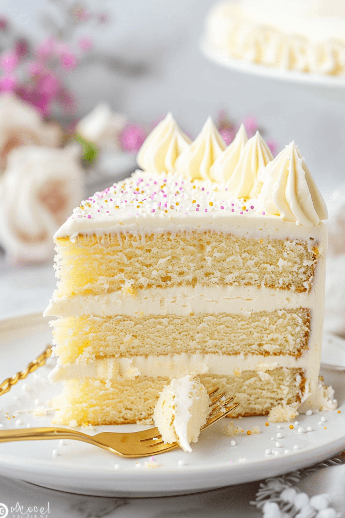 Moist Vanilla Layer Cake