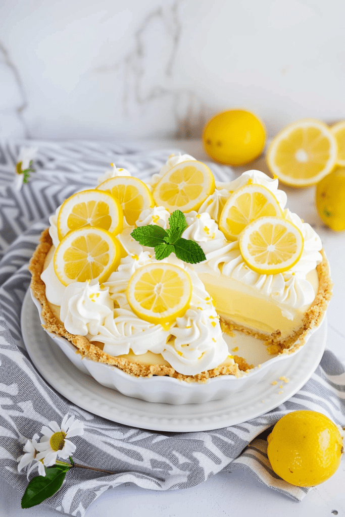 No-Bake Lemon Pudding Pie Recipes