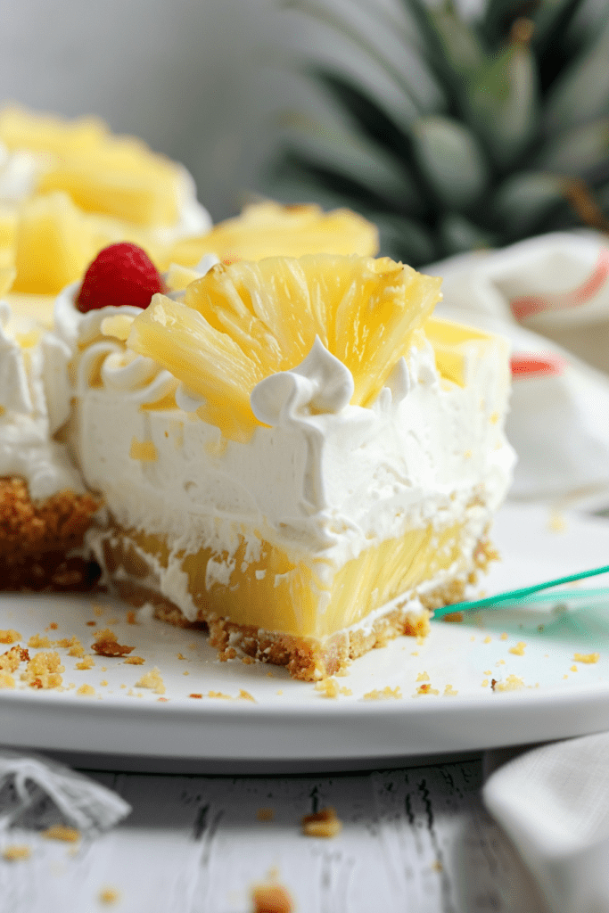 No-Bake Pineapple Cream Pie