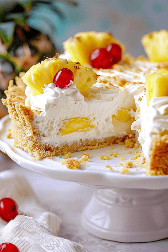 No-Bake Pineapple Cream Pie Recipe