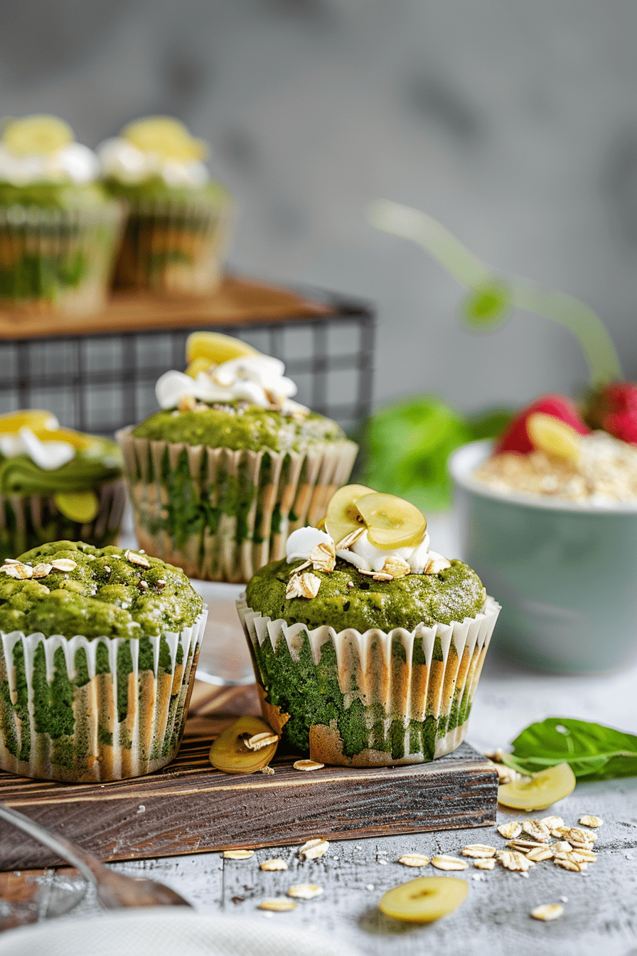 Oatmeal Green Smoothie Muffin Recipes