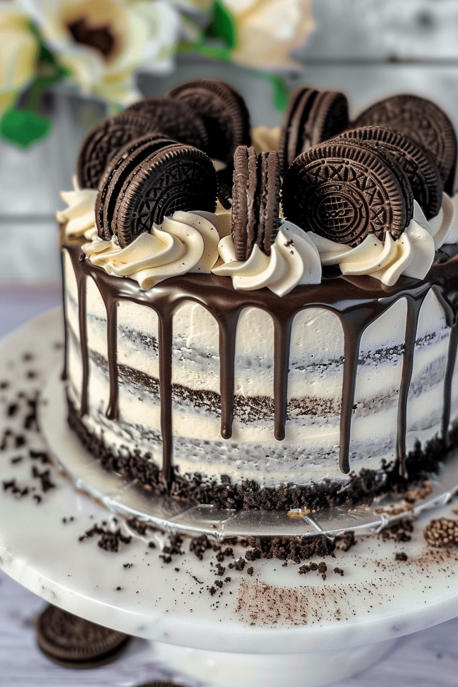 Oreo Cookies and Cream Cake Recipe