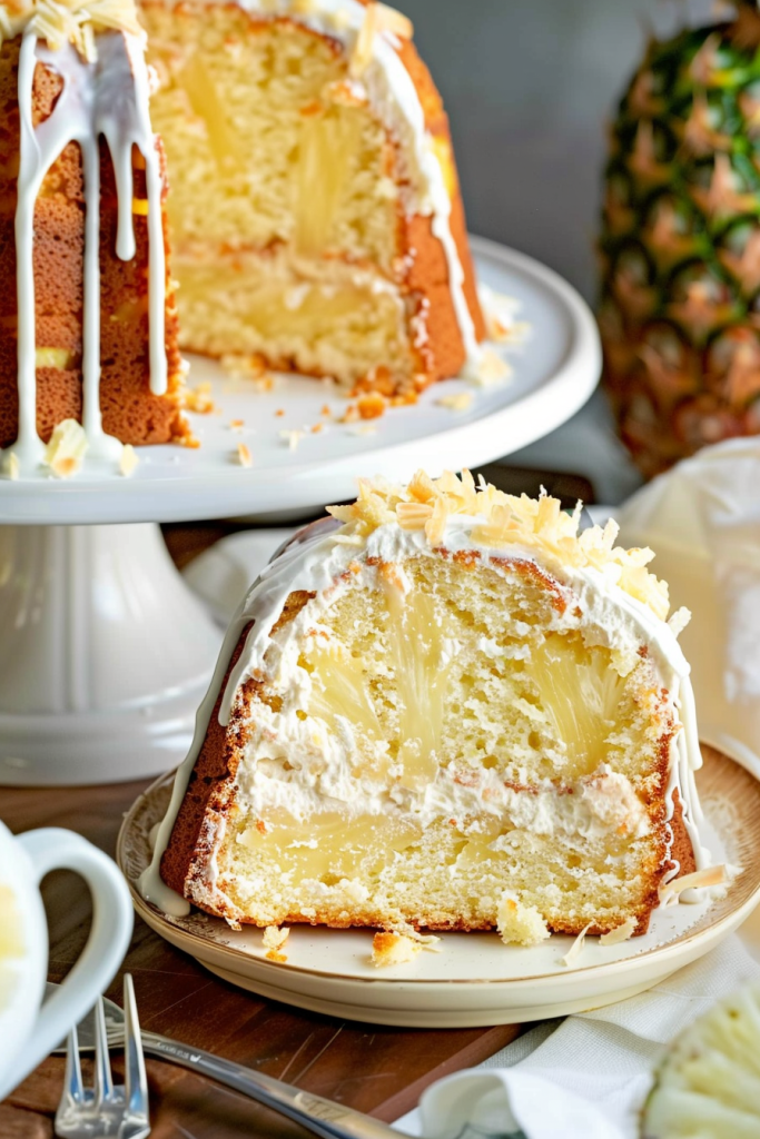 Pina Colada Pineapple Pound Cakes