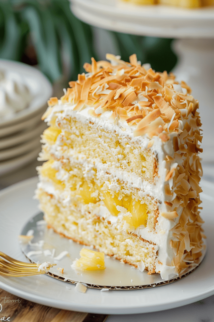 Pineapple Coconut Cake