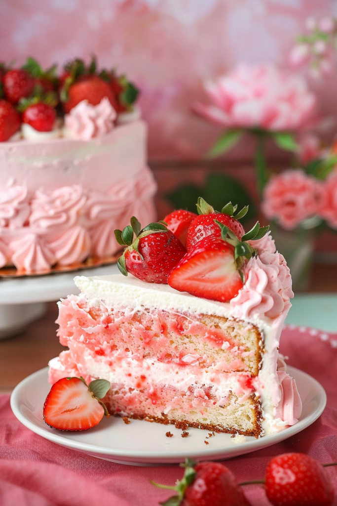 Preparing the Strawberry Cream Cheese Frosting