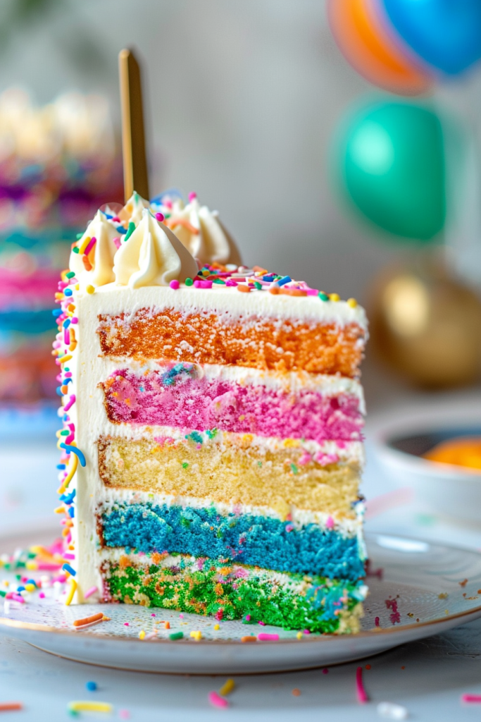 Rainbow Layer Cake