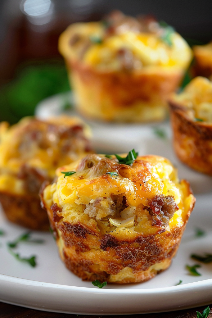 Sausage Egg and Cheese Muffins Recipe