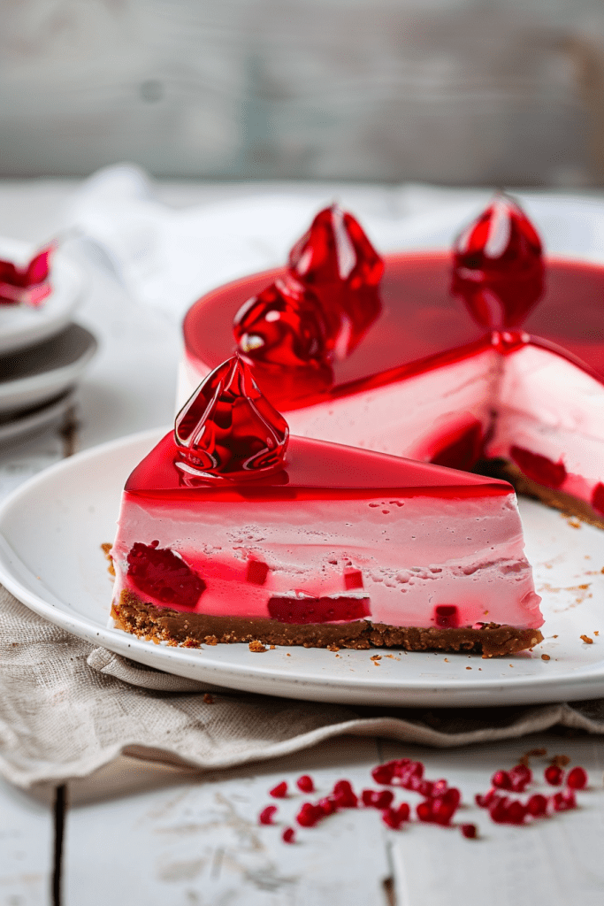 How to Serve Red Rippers Cheesecake Slice