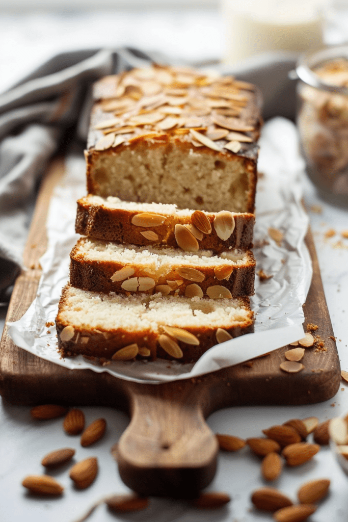 Serving Almond Pound Cake