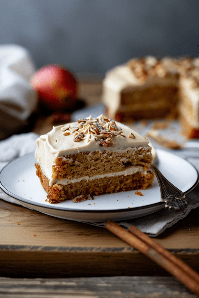 Serving Applesauce Cake