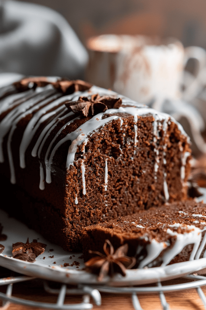 Serving Chocolate Pound Cake