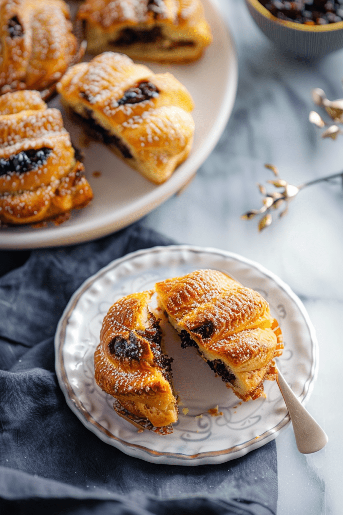 Serving Eccles Cake