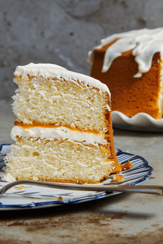 Serving Orange Chiffon Cake