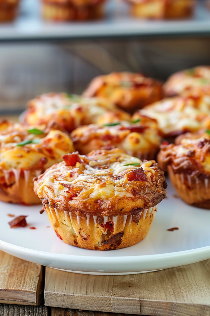 Serving Pizza Muffins