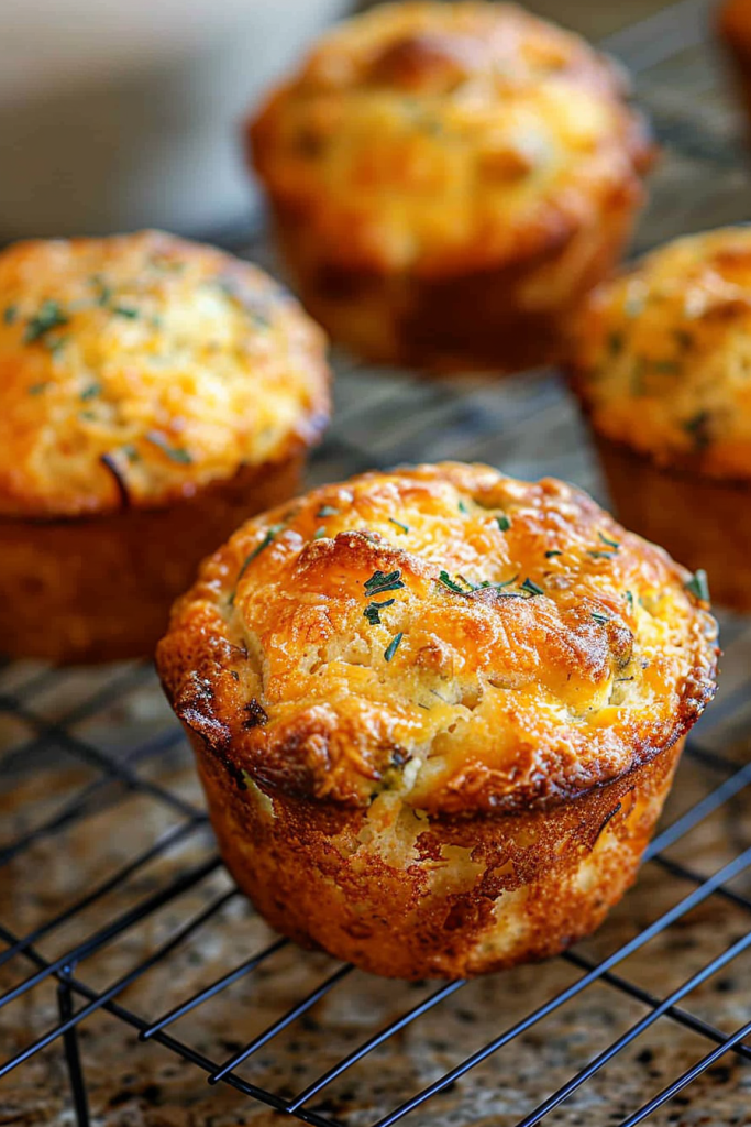 How to Serve Savory Cheese Muffins