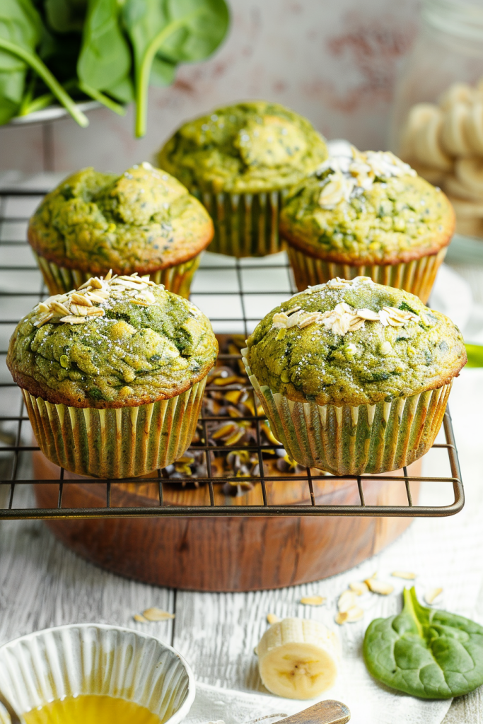 Spinach Banana Muffin