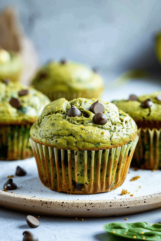 Spinach Banana Muffins