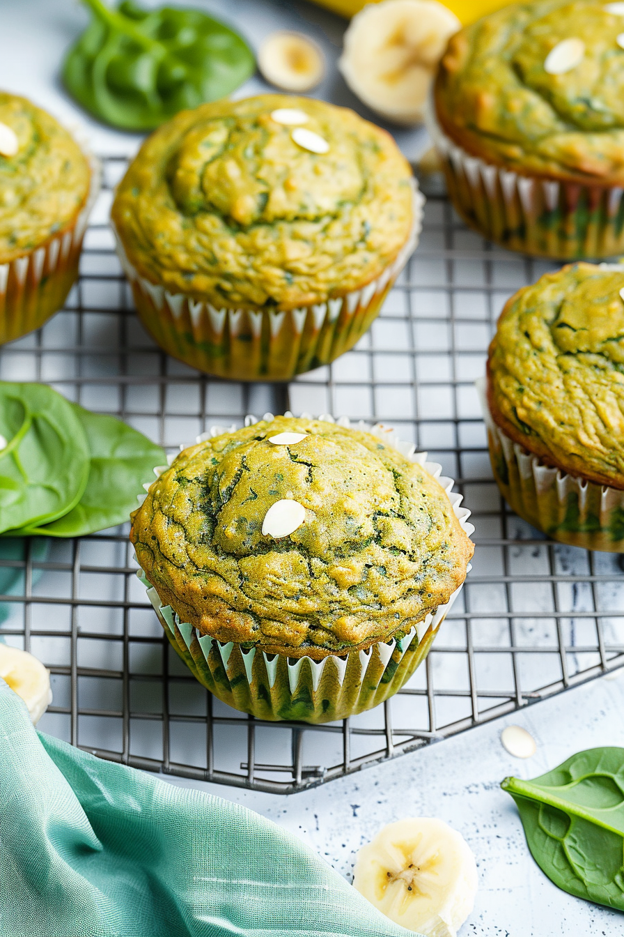 Spinach Banana Muffins Recipe