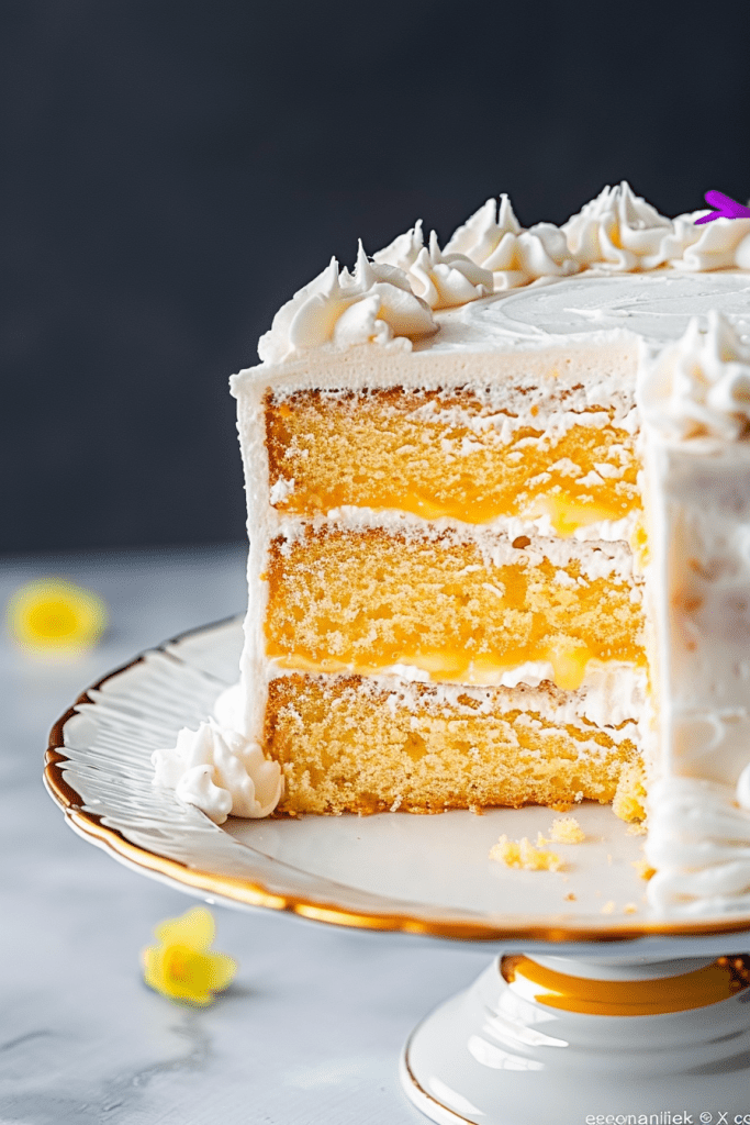 Storage 3-Layer Orange Chiffon Cake