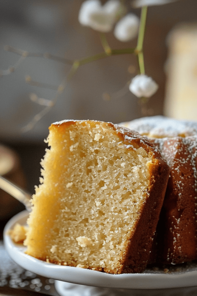 Storage Amaretto Pound Cake