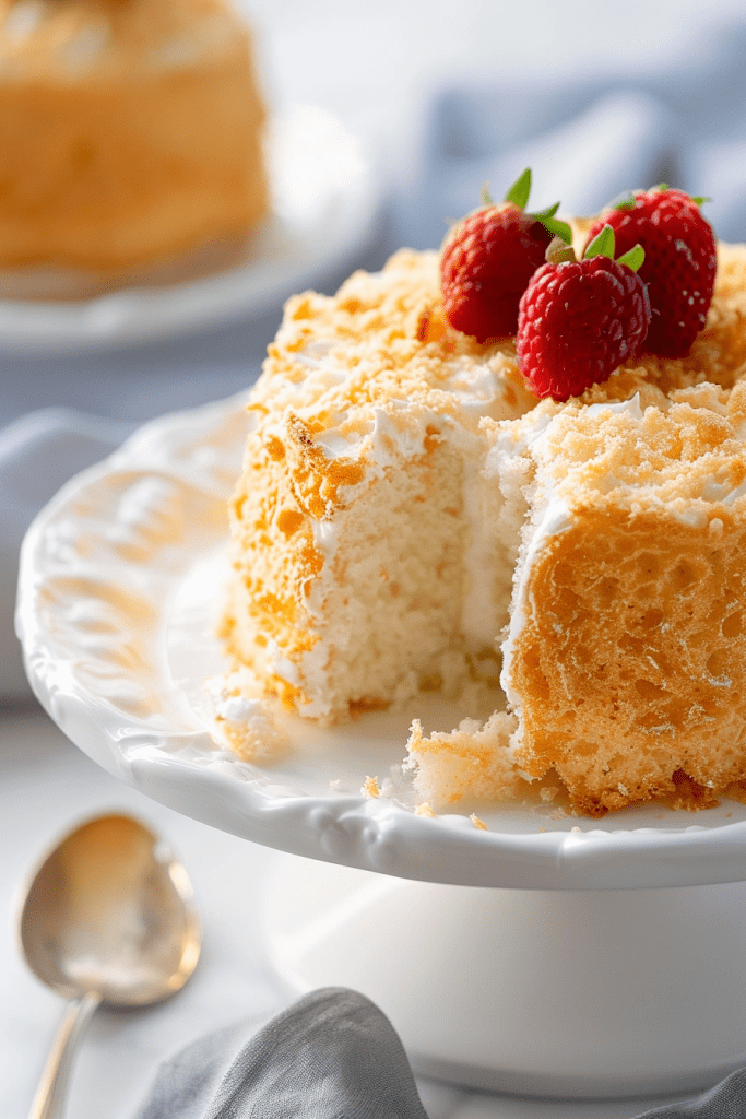 Storage Angel Food Cake