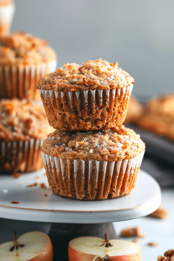 Storage Apple Carrot Ginger Muffins