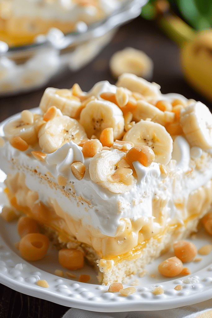 Storage Banana Pudding Poke Cake