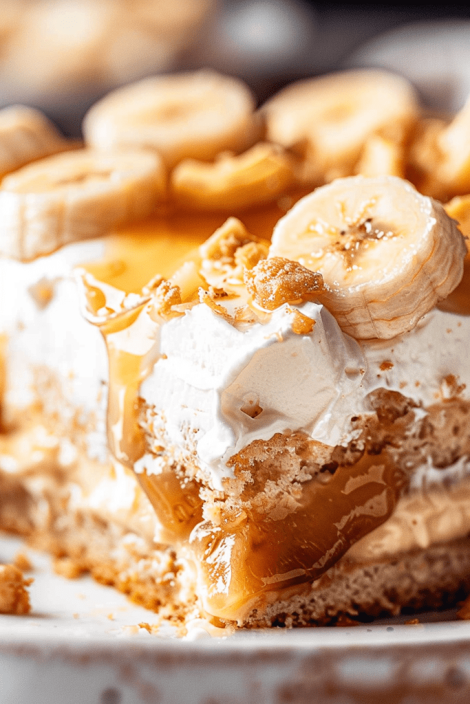 Storage Bananas Foster Poke Cake