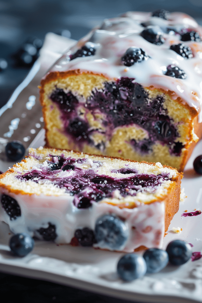 Storage Blueberry Pound Cake