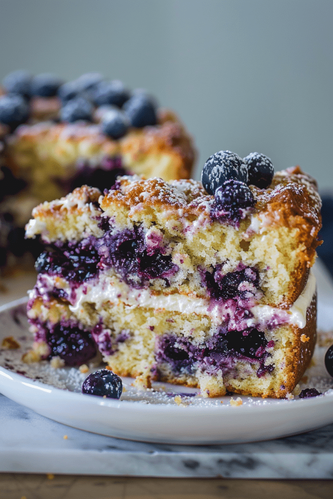 Storage Blueberry Sour Cream Coffee Cake