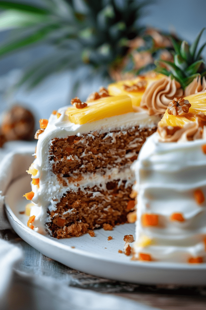 Storage Carrot Pineapple Cake