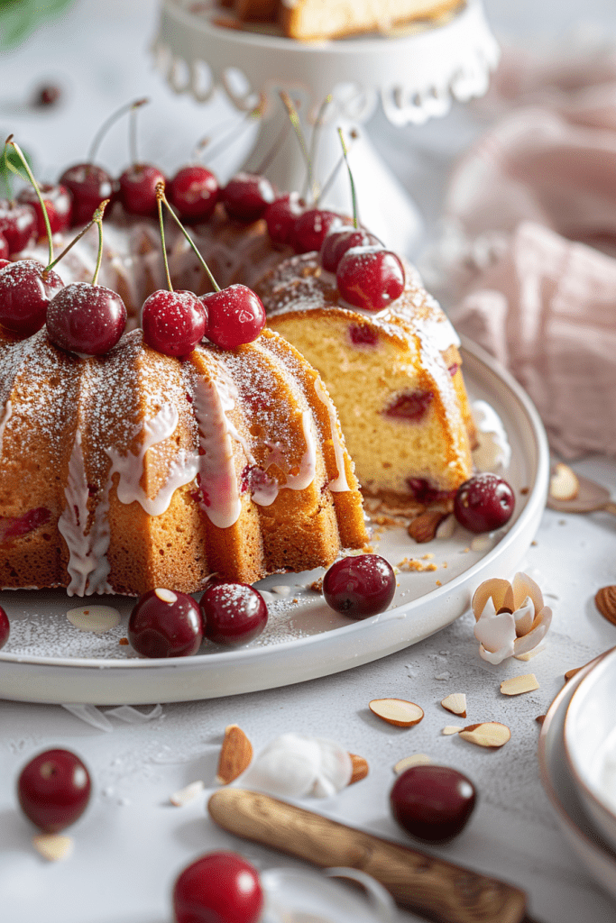 Storage Cherry Almond Bundt Cake