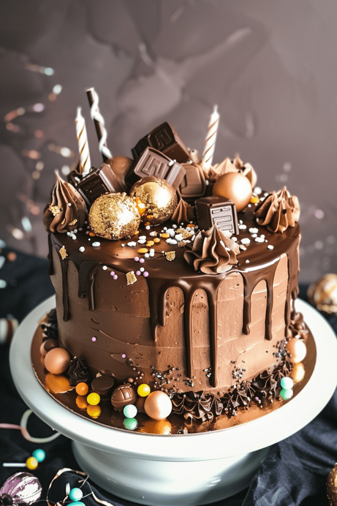 Storage Chocolate Birthday Cake