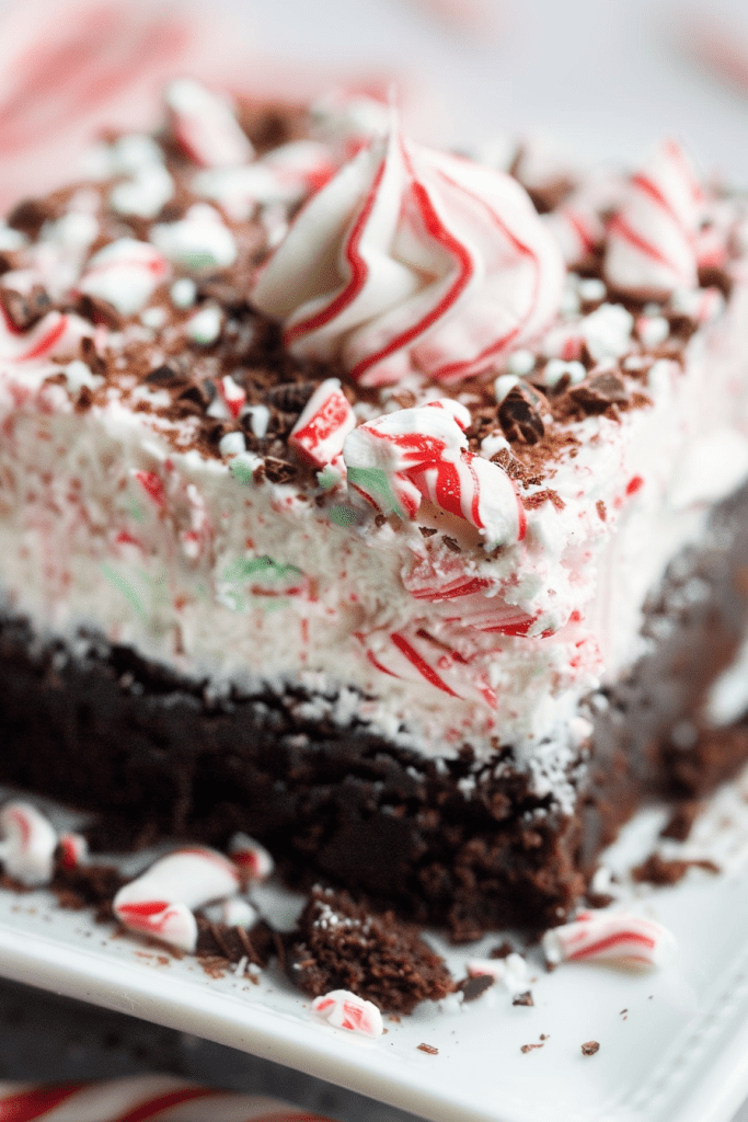 Storage Chocolate Peppermint Poke Cake