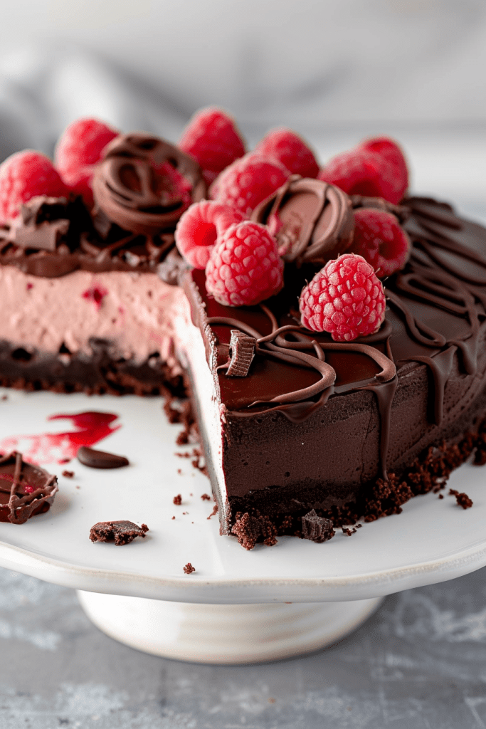 Storage Chocolate Raspberry Cheesecake