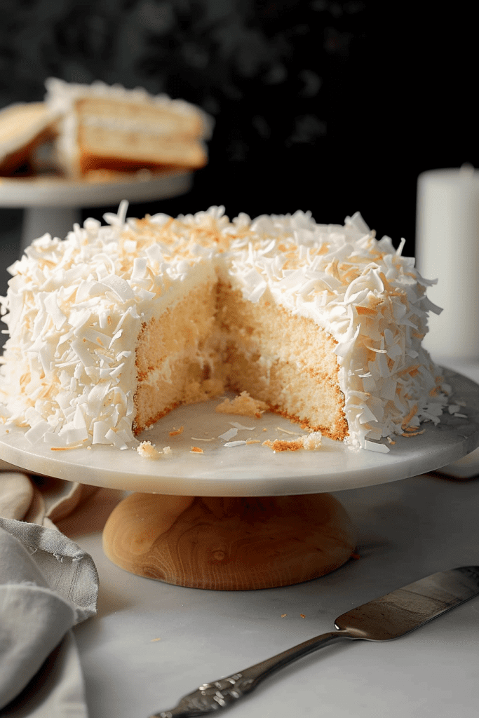 Storage Coconut Chiffon Cake