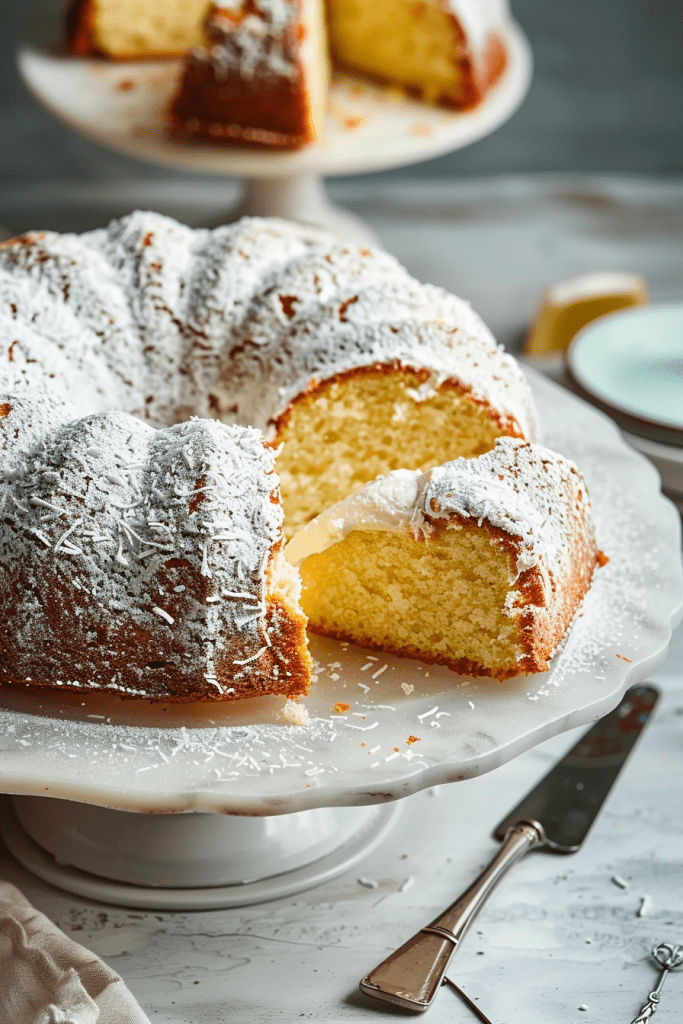 Storage Coconut Pound Cake