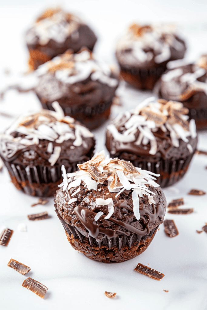 Storage Double Chocolate Coconut Muffins